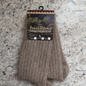 Possumdown Socks Made In New Zealand With Possum Fur Size Medium